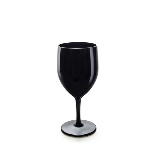 [S-RB-PC-025-BK] Wine glass 27cl - Black